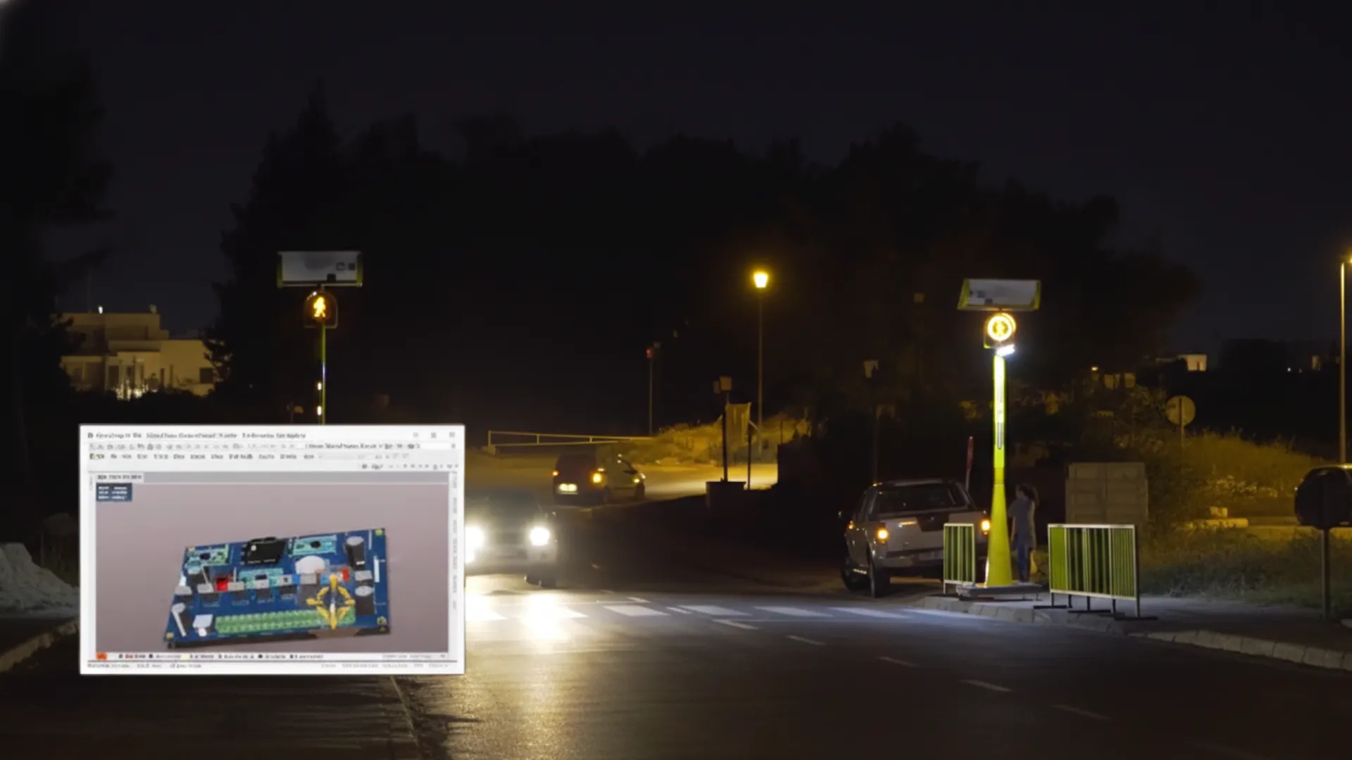 Autonomous Smart City monitoring poles
